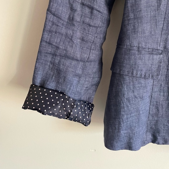 Zara Chambray Blazer - Picture 6 of 7